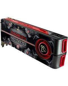 XFX ATI Radeon HD 5870 XXX 1 GB DDR5 2DVI/HDMI/DisplayPort PCI-Express Video Card HD587AZND9